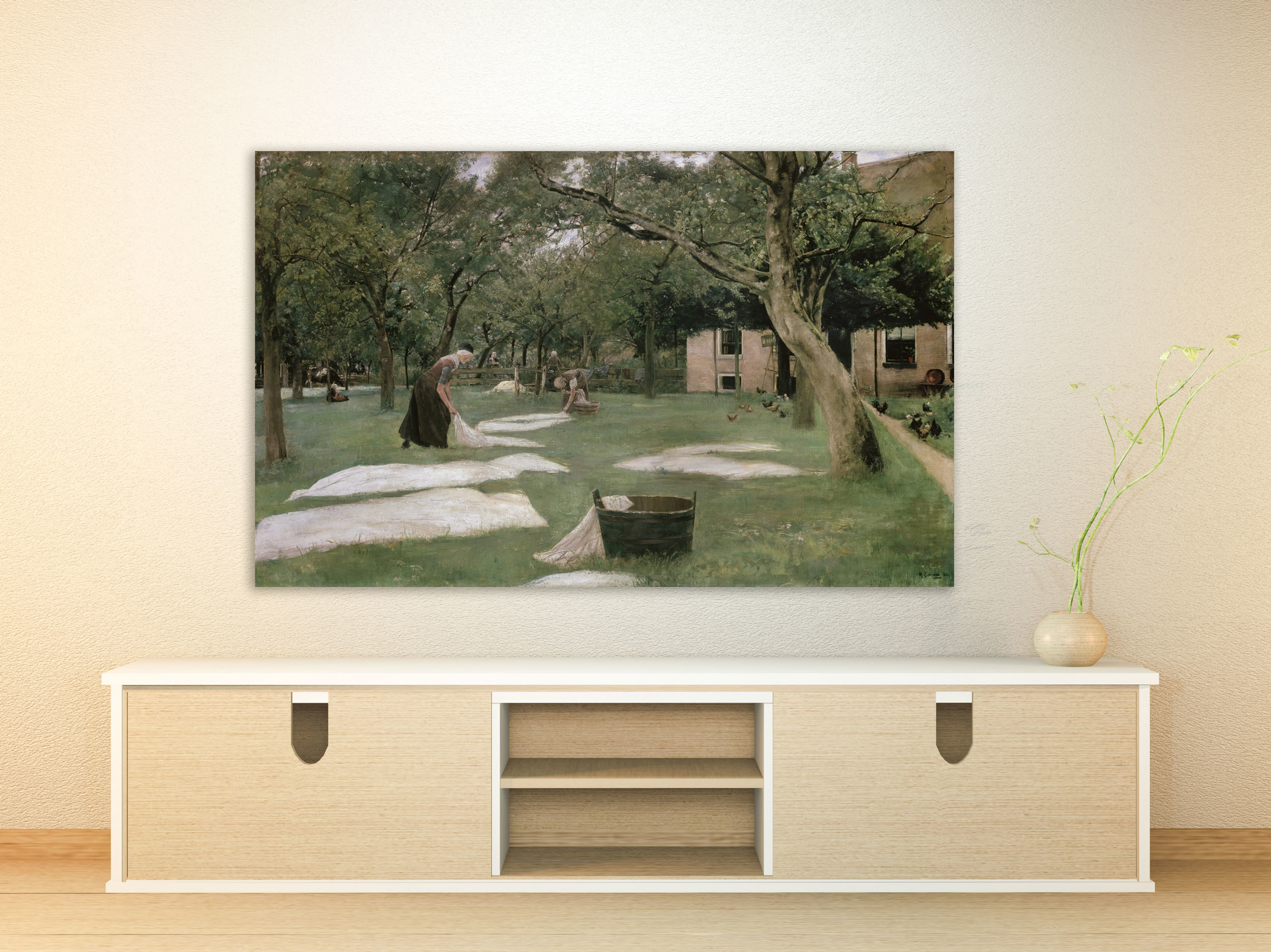 Die Rasenbleiche, 1882