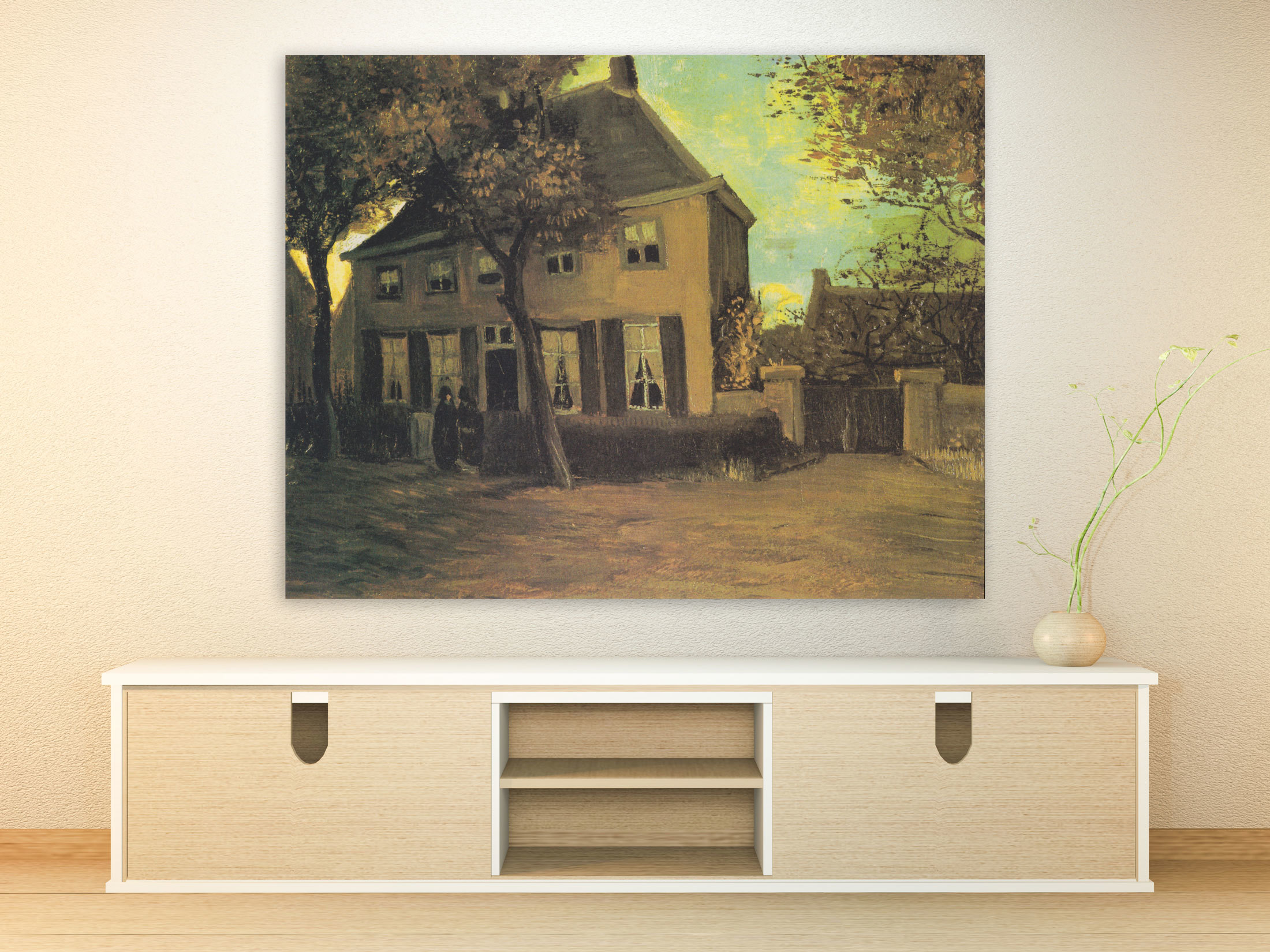 Das Pfarrhaus in Nuenen, 1885, Leinwand