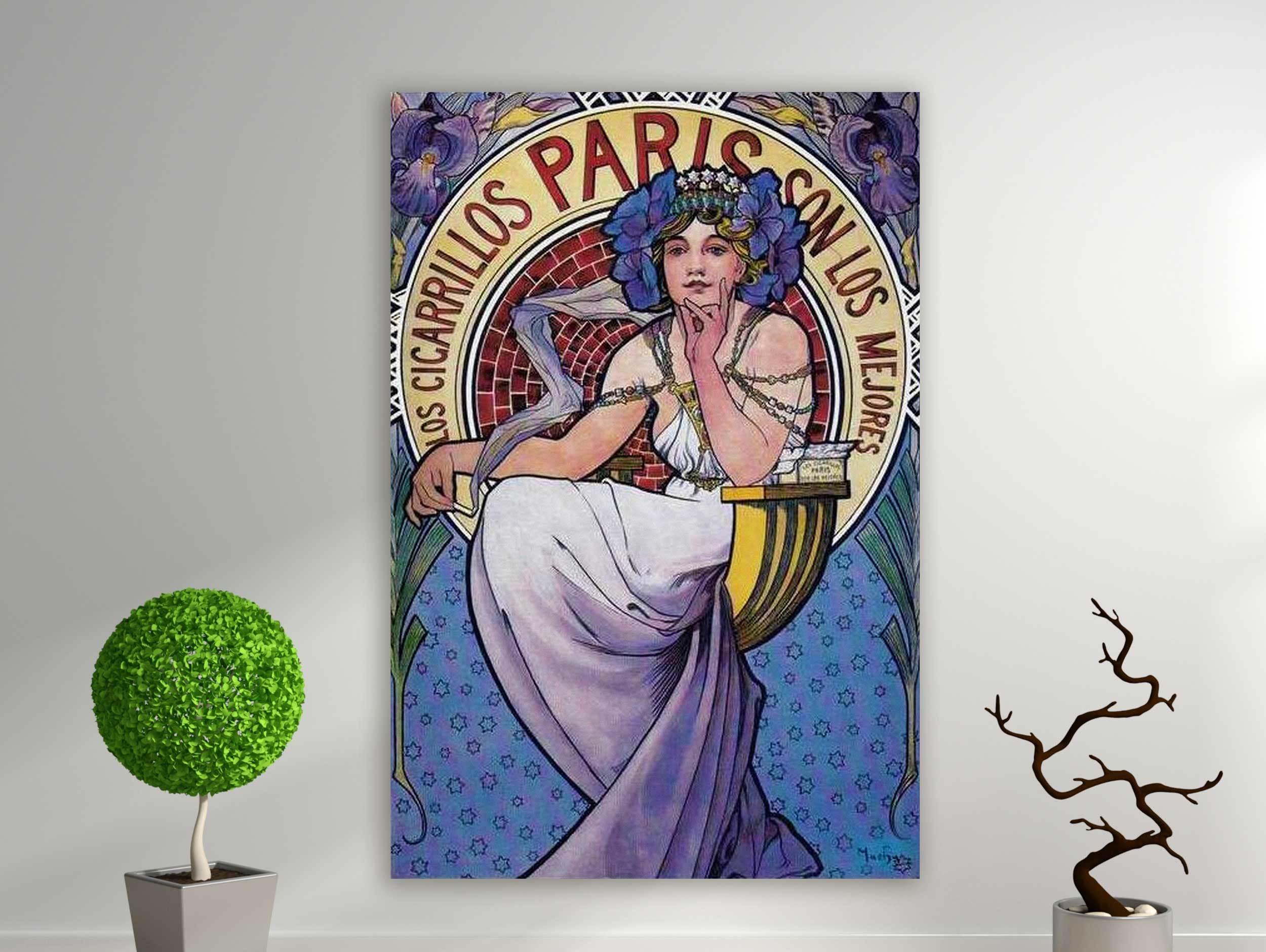 Alfons Mucha - Cigares Paris, 1898