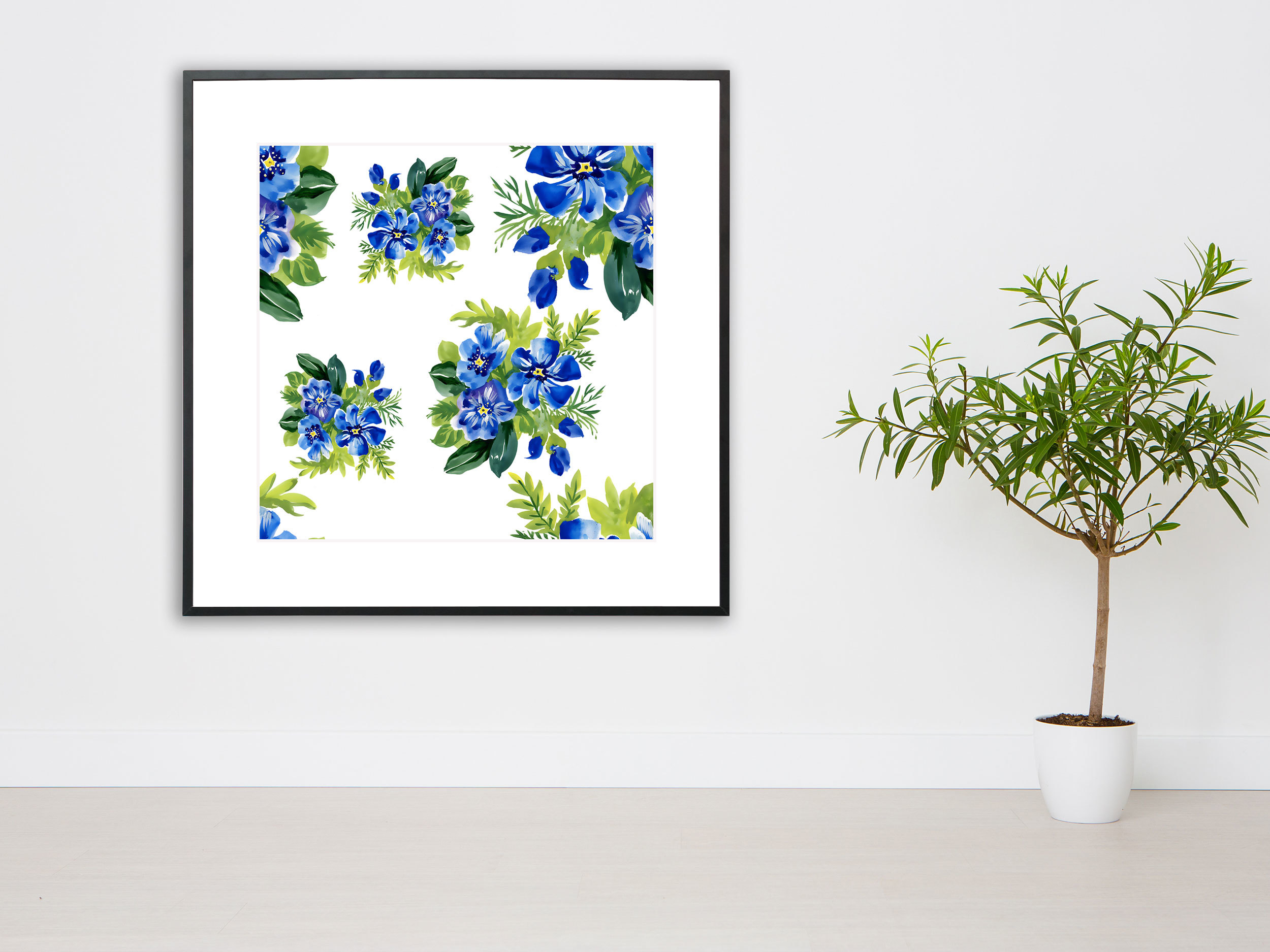 Blaue Stiefmütterchen