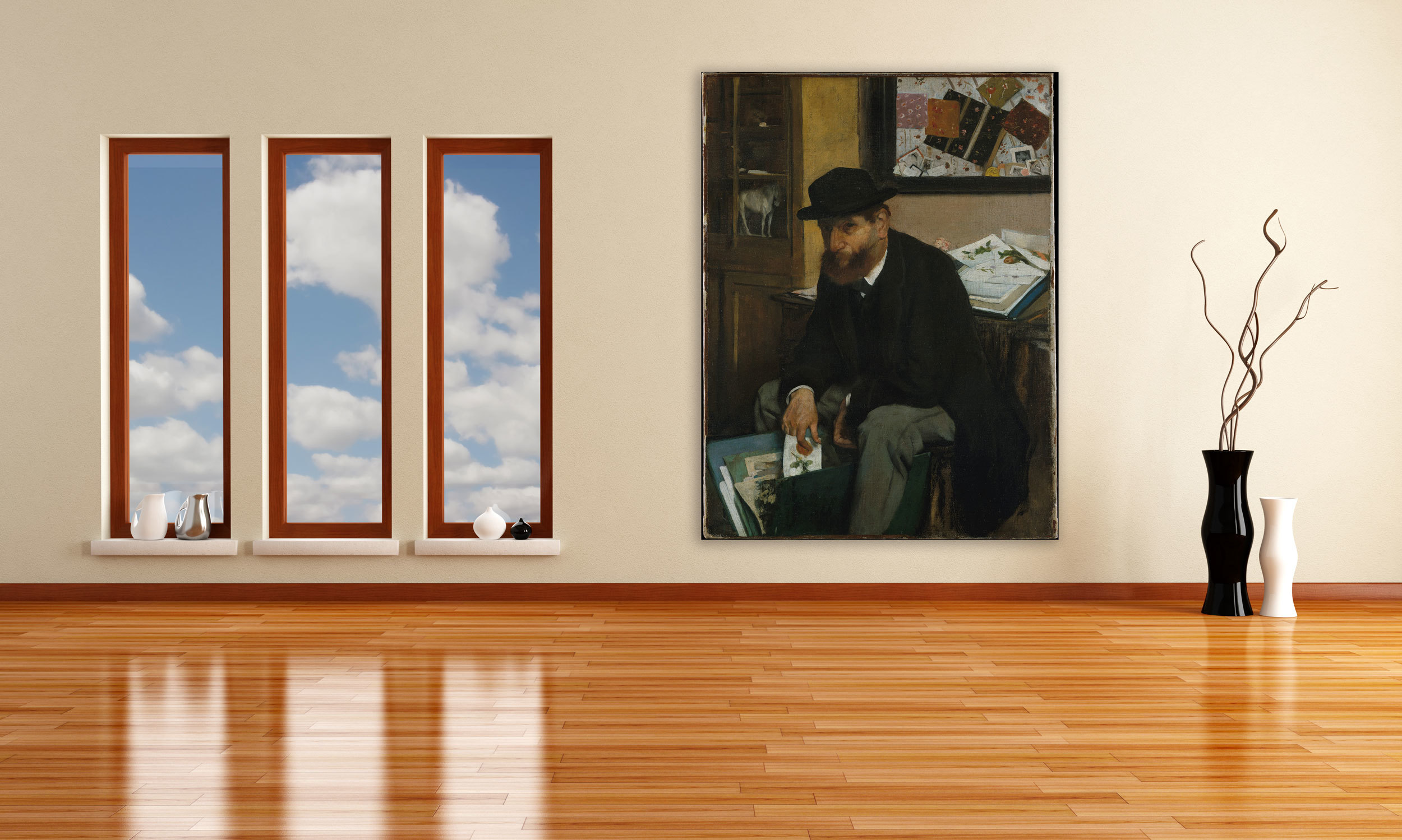Edgar Degas - Der Kunstsammler, 1866