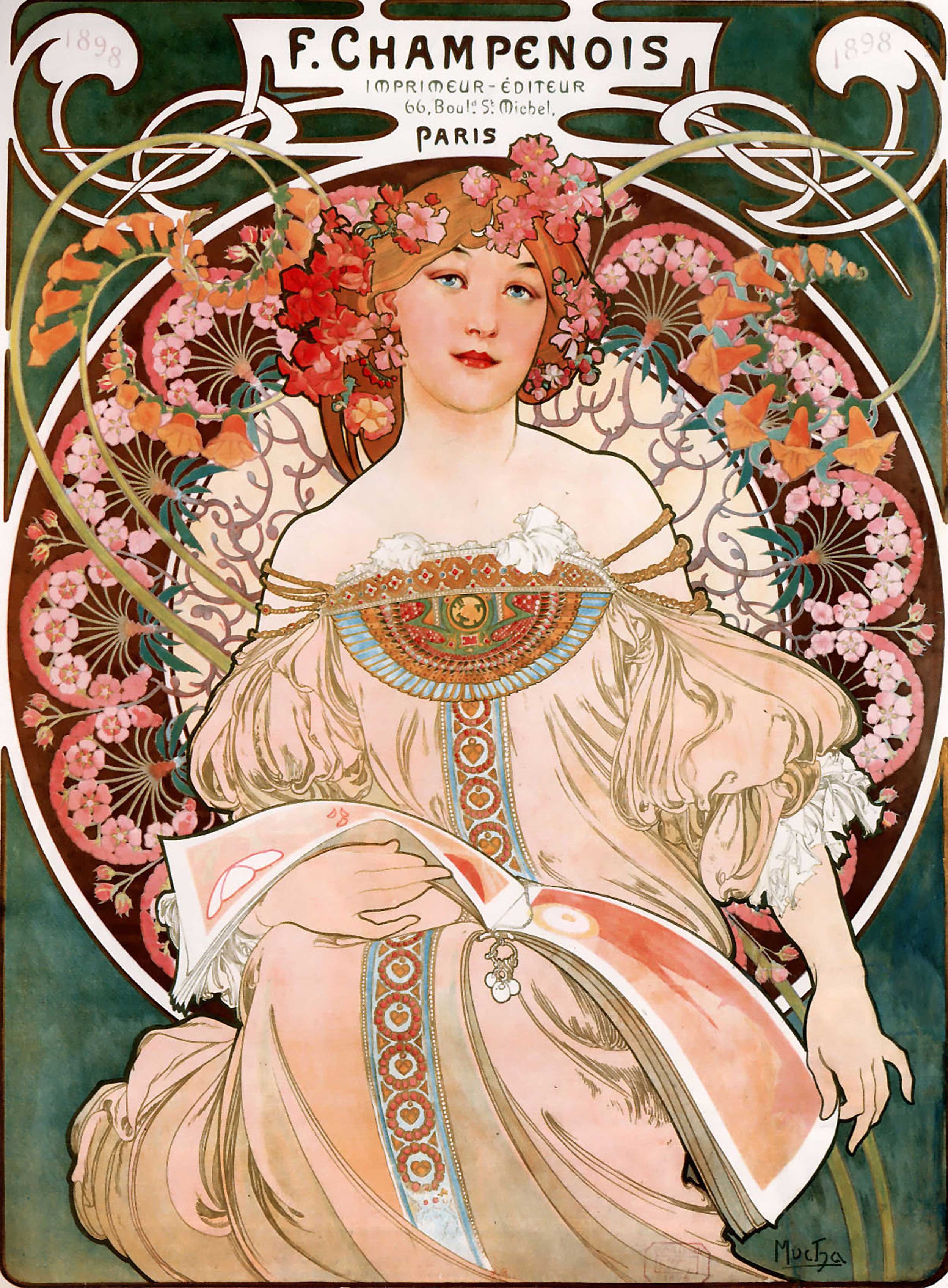 Alfons Mucha - F. Champenois Imprimeur-Éditeur, 1897 