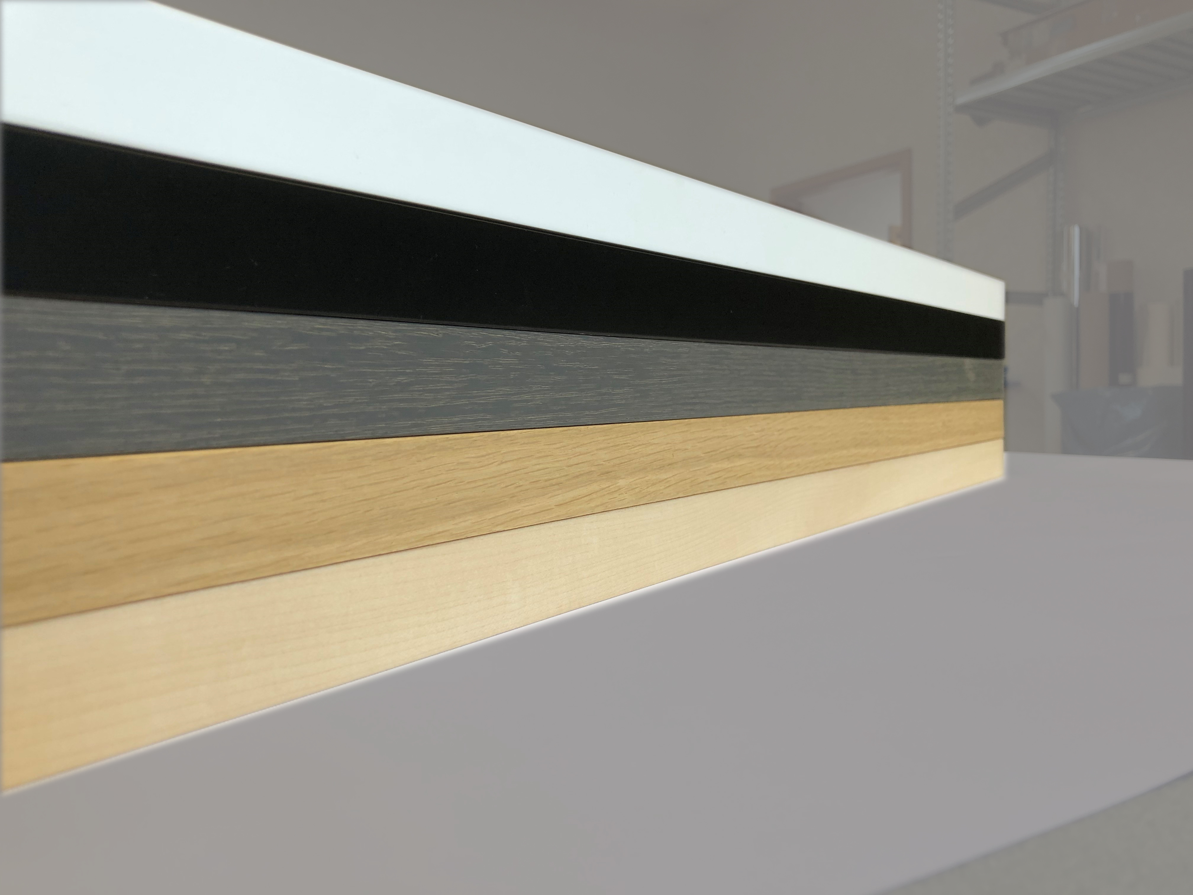 Edouard Manet - Porträt der Eva Gonzalés im Atelier Manets, 1870, Bilderrahmen Eiche