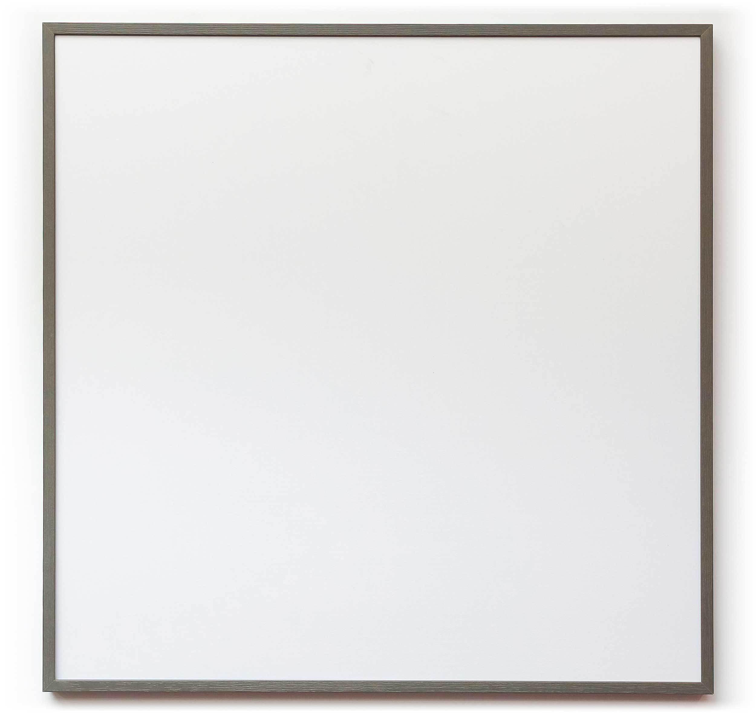 Edouard Manet - Porträt der Eva Gonzalés im Atelier Manets, 1870, Bilderrahmen grau